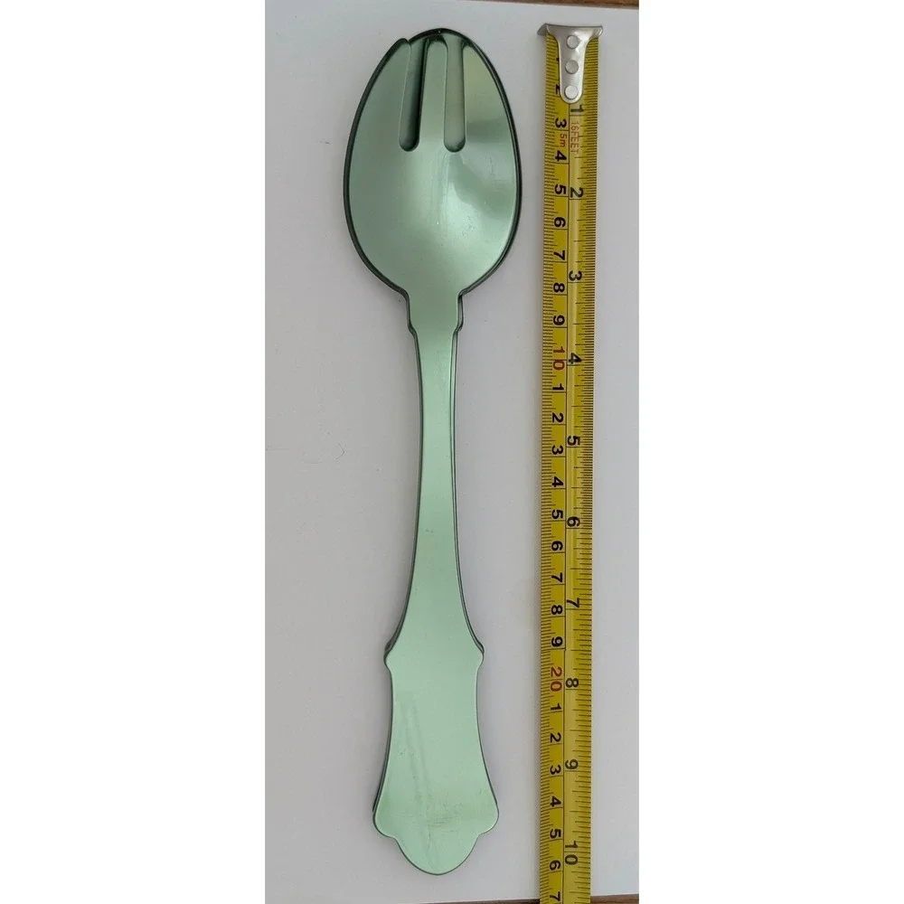 Sabre‎ Paris Honorine Salad Servers Fork & Spoon 2 Piece Garden Green Acrylic